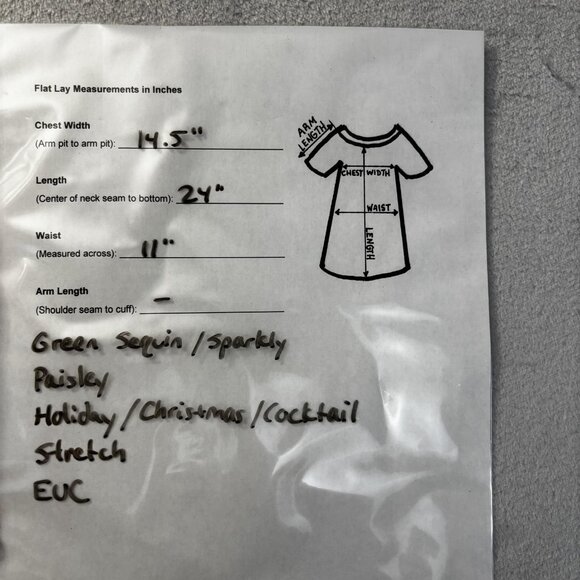 Windsor Green Sequin Mini Party Dress Womens Small S Bodycon Cocktail Holiday - Picture 6 of 12